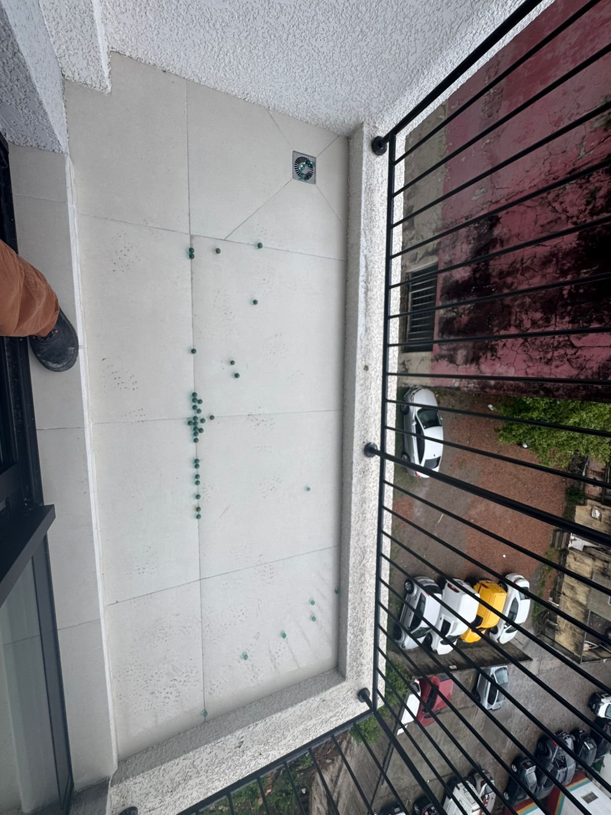 Sacada com empoçamento